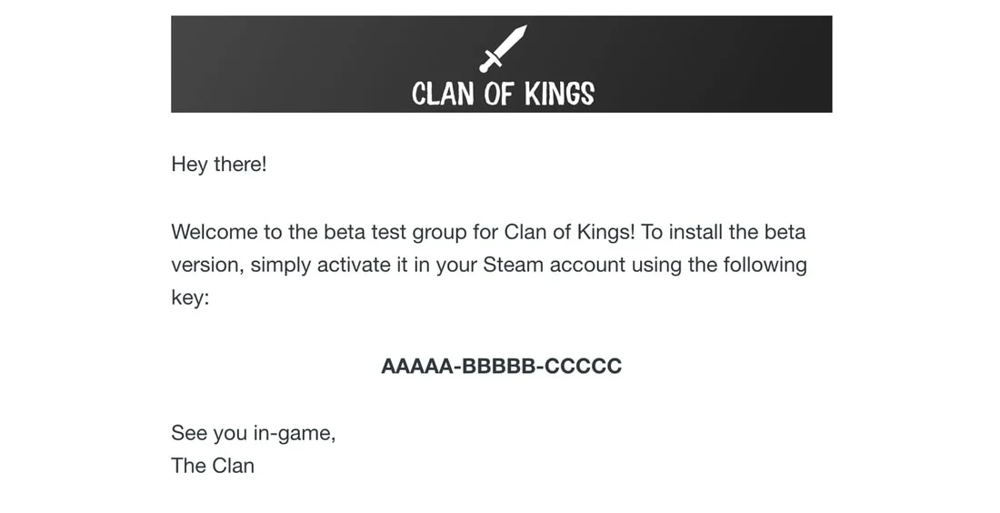 Game Invitation - Prefinery screenshot